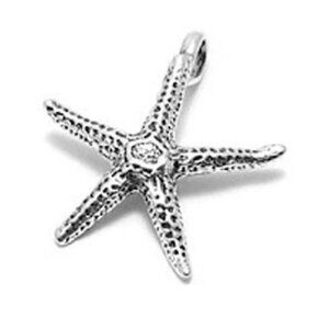 STARFISH CHARM IN STERLING SILVER